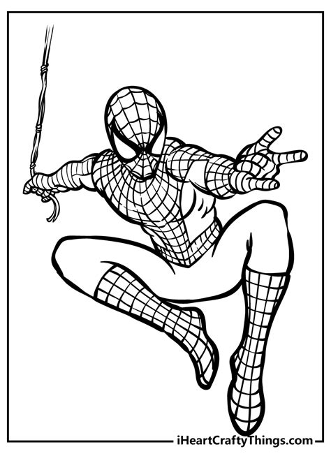 spiderman characters coloring pages