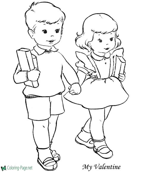valentine valentines day coloring pages