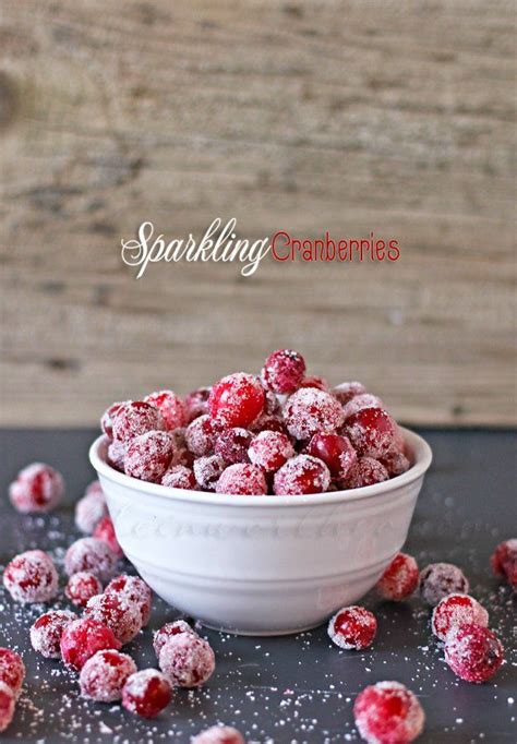 sparkling cranberries christmas food holiday recipes fruit in season