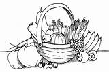 Coloring Pages Printable Kids Vegetables Fruits Fruit Vegetable Color Print Getcolorings sketch template