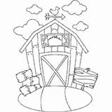Barn Old Coloring Surfnetkids Pages sketch template