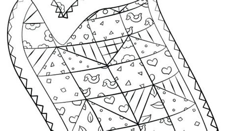 pin  dawn stewart  coloring pages featuring quilting quilts
