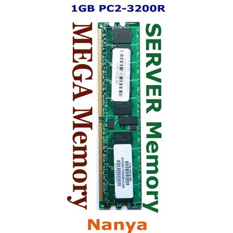 atp 1gb pc2 3200r ddr2 ecc registered workstation server memory