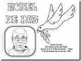 Nobel Premios Lh6 Blogcolorear Dalai sketch template