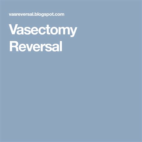 vasectomy reversal vasectomy reversal vasectomy reverse