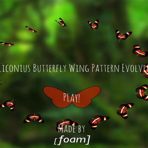 butterfly mimicry game foam