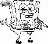 Spongebob Squarepants Coloring4free Designlooter Getcolorings sketch template