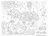 Coloring Pages Amber Read Magic Choose Board Happy Autumn Colouring sketch template