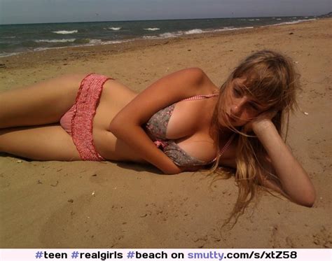 Laying Down On Beach By Bluelovelyeyes Realgirls Beach Bikini Teen