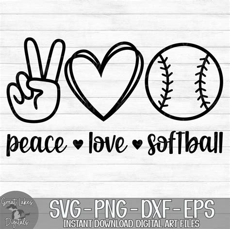 love softball coloring pages