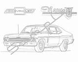 Coloring Adult Muscle Cars Printable Amc Instant Adults Digital Javelin 1971 Amx Pages Nova Chevy 70s 60s Book sketch template