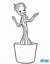 Groot Coloring Pages Galaxy Guardians Little Baby Color Marvel Colouring Hellokids Kids Christmas Printable Print Grood Star Nightmare Before Disney sketch template
