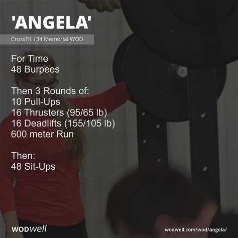 angela workout crossfit 134 memorial wod wodwell
