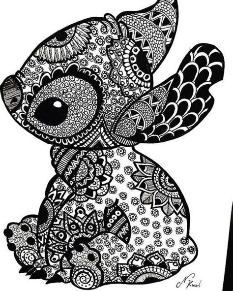 kleurplaat disney stich