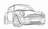 Voiture Coloriages Cooper sketch template