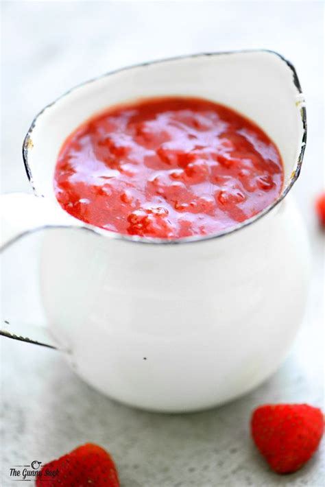 strawberry sauce recipe strawberry sauce fruit recipes