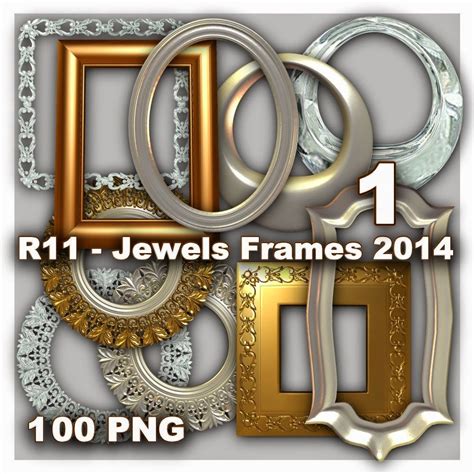 psd psp tubes poser   jewel frames frame paint shop