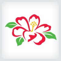 hibiscus flower logo  zixlo codester