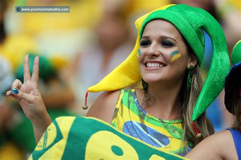 beautiful fans of brazil world cup 2014