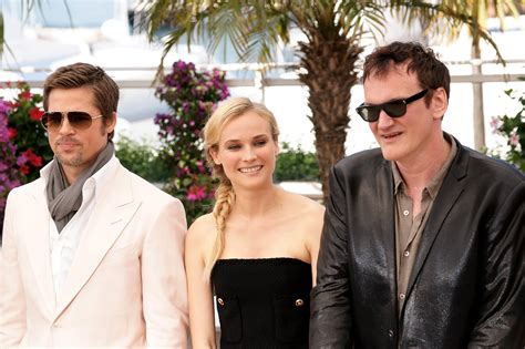 Photos Of Brad Pitt Diane Kruger Quentin Tarantino At Inglourious