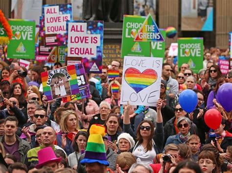 Same Sex Marriage Thousands Rally In Melbourne To Support Marriage