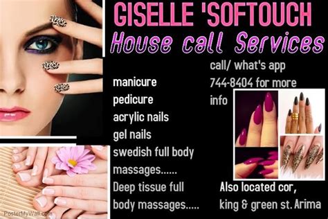 gisellesoftouch full body massage gel nails body massage