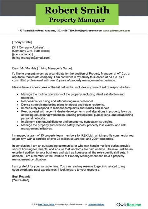 property manager introduction letter  residents sles infoupdateorg