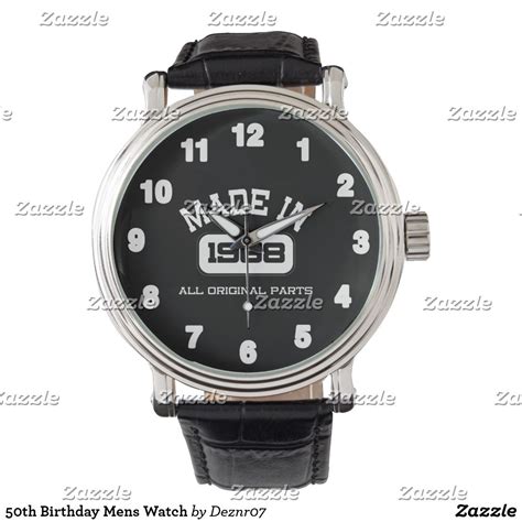 birthday mens  zazzlecom watches  men wristwatch men