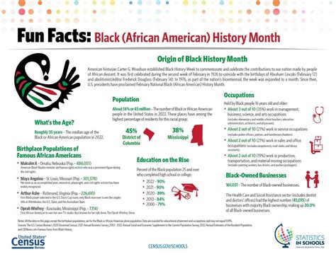 Black African American History Month Fun Facts