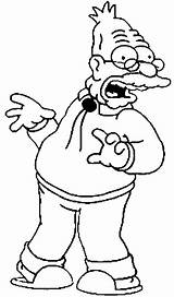 Simpsons Pere Homer Kolorowanki Vater Marge Anúncios sketch template