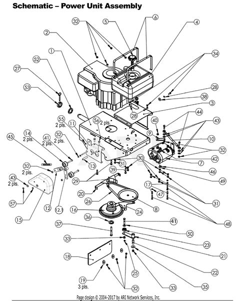 dr power  walk  mower ser atm  atm parts diagram  power unit assembly