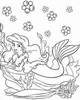 Coloring Pages Ariel Disney Getdrawings Arial sketch template