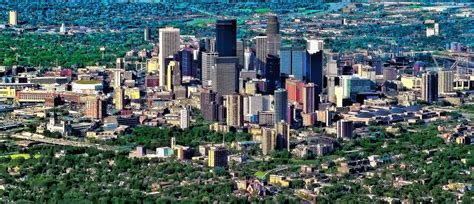 aerial view   skyline  minneapolis minnesota  flickr