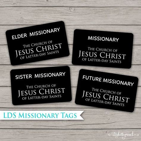 missionary tags lds printable digital boys  ittybittypixel
