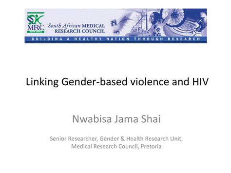 ppt linking gender based violence and hiv powerpoint
