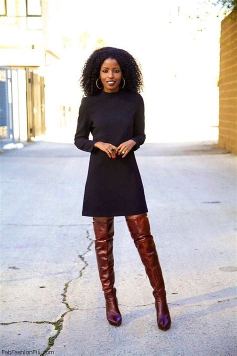 style   ways  wear  style   knee boots  fall
