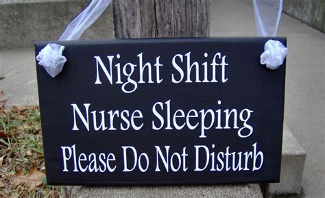 night shift nurse sleeping    disturb wood vinyl etsy