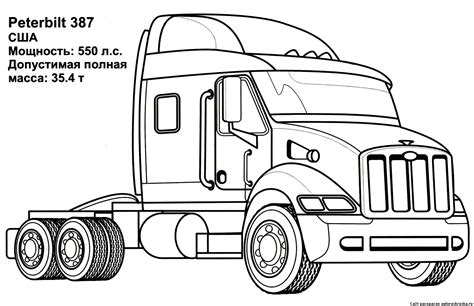 peterbilt semi truck coloring pages truck coloring pages peterbilt
