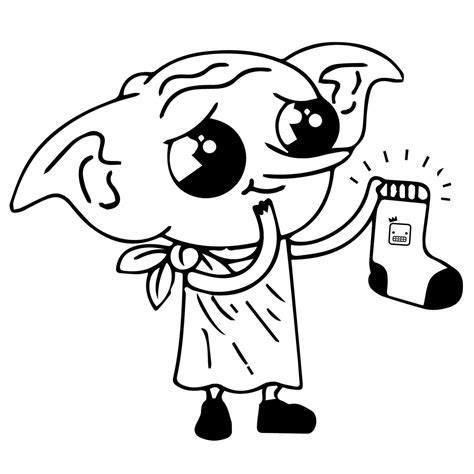 dobby coloring p coloring pages