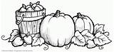 Coloring Pages Pumpkin Print Fall Autumn Popular sketch template