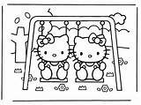 Kitty Hello Templates Coloring Popular sketch template