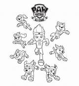 Coloring Paw Patrol Pages Pups Stars Colouring Printable Sheets Clipart Halloween Print Kids Para Colour Chase Patrulha Comments Azcoloring Pata sketch template