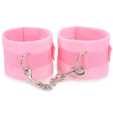 fifty shades of grey delicate soft ankle cuffs pink