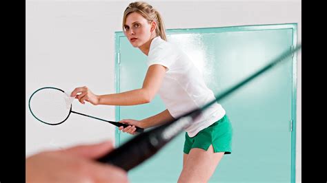 return  serve badminton lessons youtube