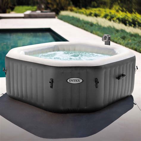 Intex 120 4 Person Octagonal Inflatable Hot Tub Spa Deals