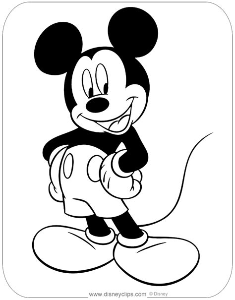 misc mickey mouse coloring pages  disneyclipscom