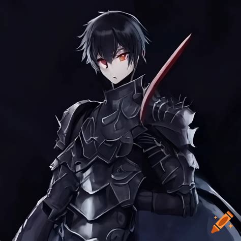 anime style character wearing armor  craiyon