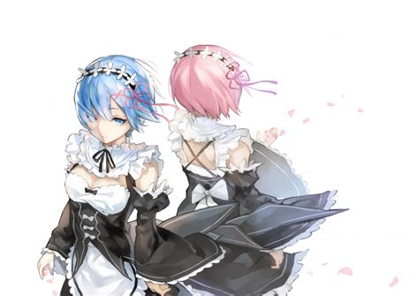 Wallpaper Re Zero Starting Life In Another World Ram Rem