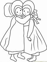 Coloring Sister Holly Hobbie Pages Cartoon Printable Kids Coloringpages101 sketch template