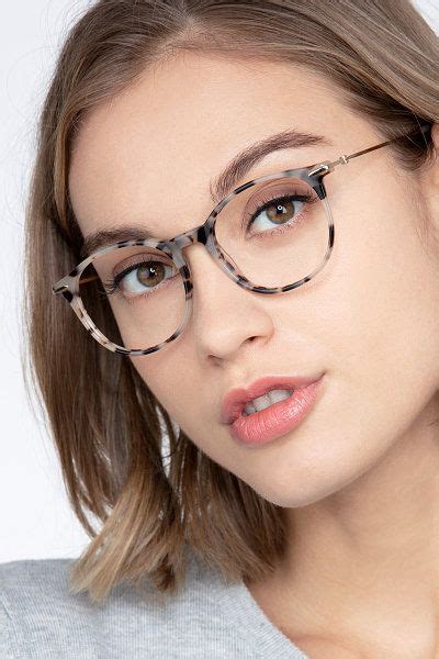 quill round ivory tortoise frame glasses for women eyebuydirect in